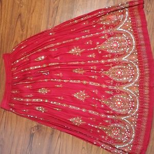 Earthbound Maxi Bohemian Skirt Medium Woman's 35 inch in length